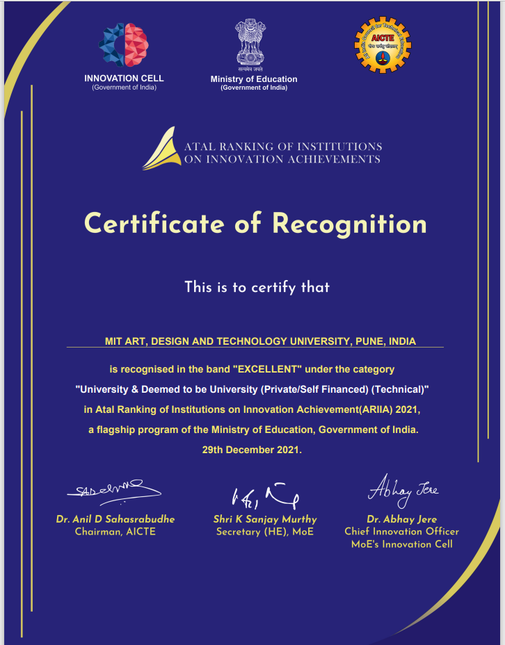 NIRF ARIIA Ranking Band 51-100